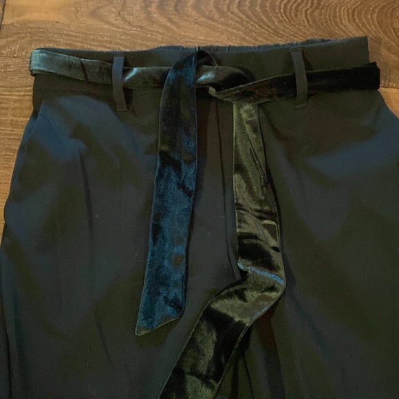 Jules leopard trauser w velvet belt - Picture 2 of 4